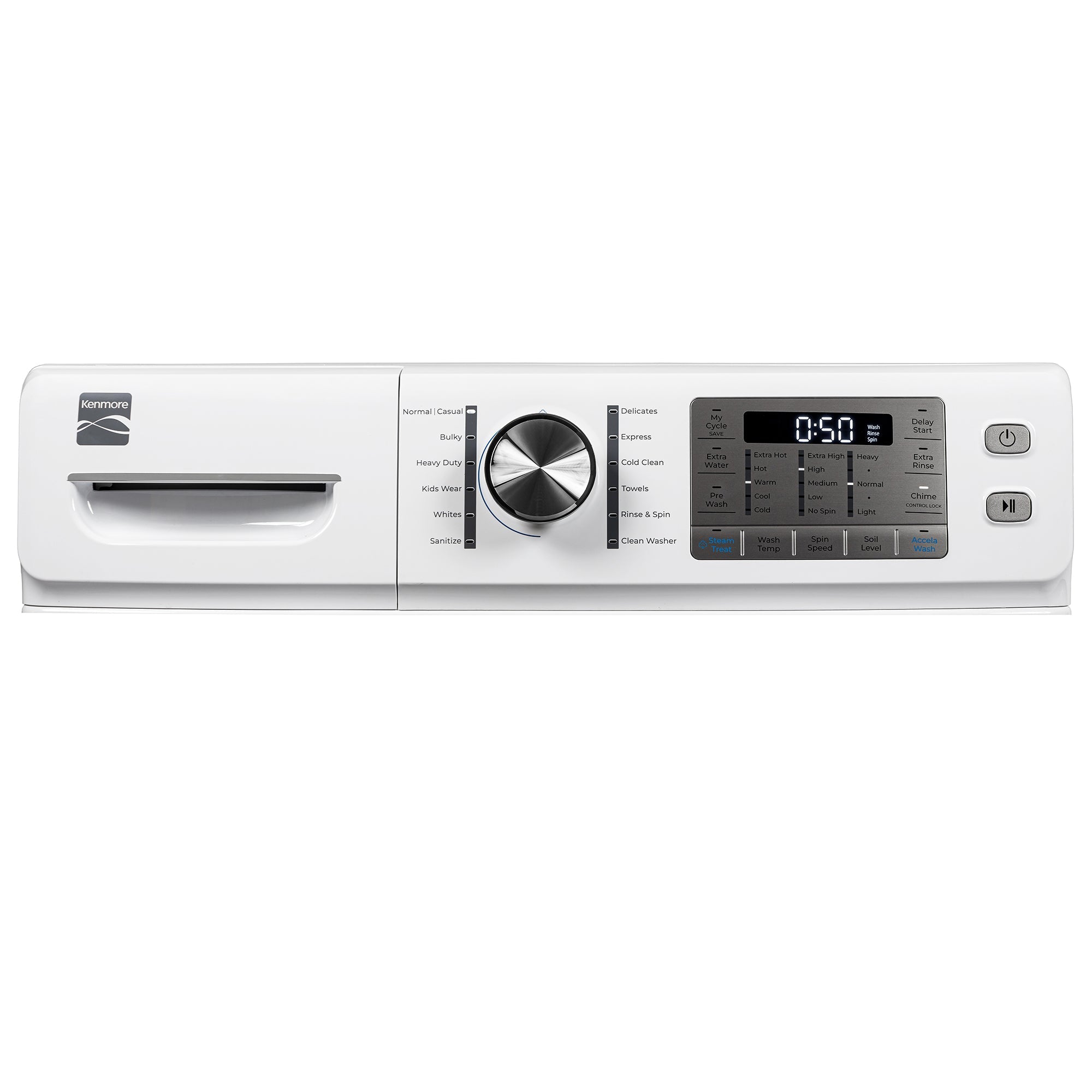 Kenmore 4.5 cu. ft. Front-Load Washer w/ Steam – White