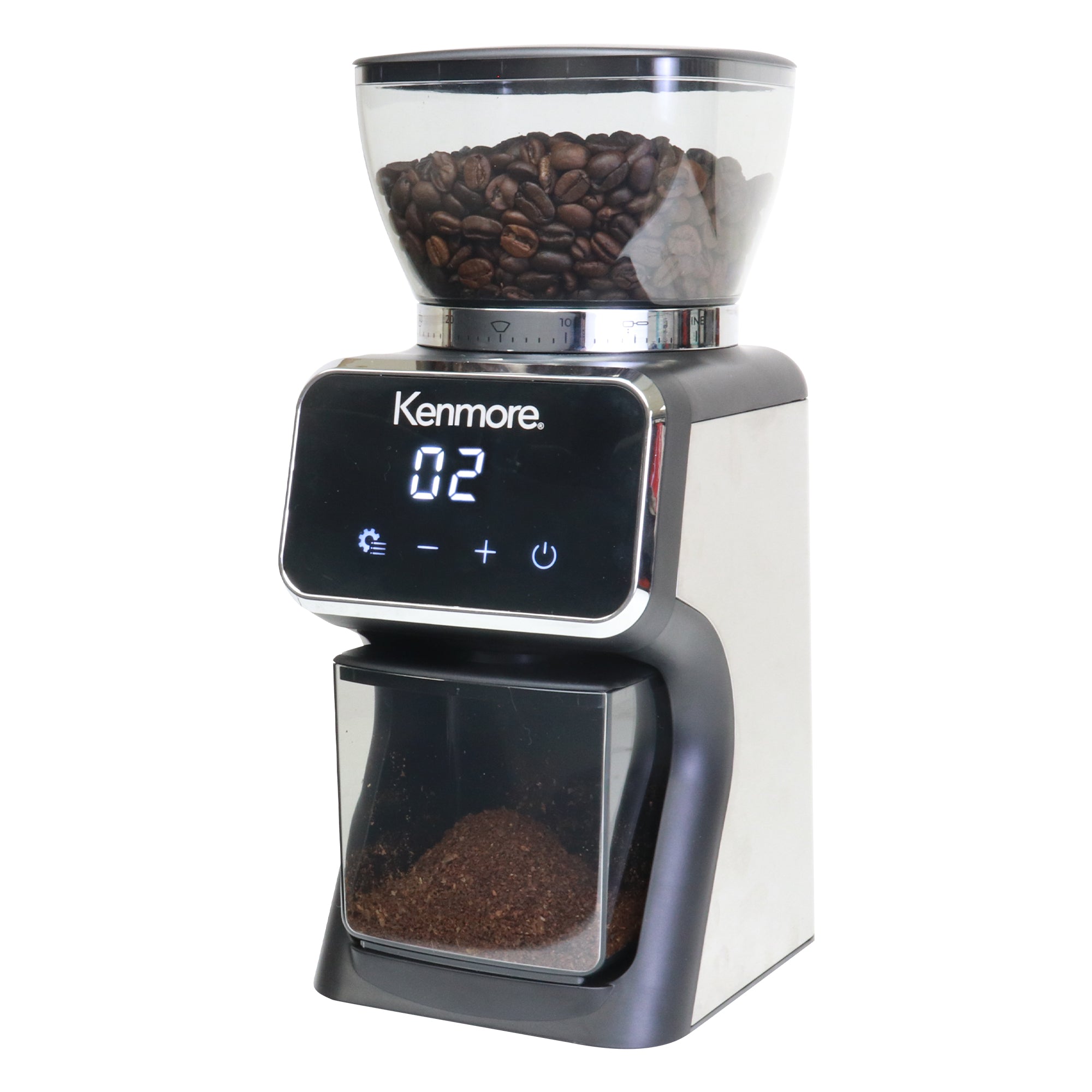 Kenmore Digital Conical Burr Coffee Grinder 30 Grind Sizes