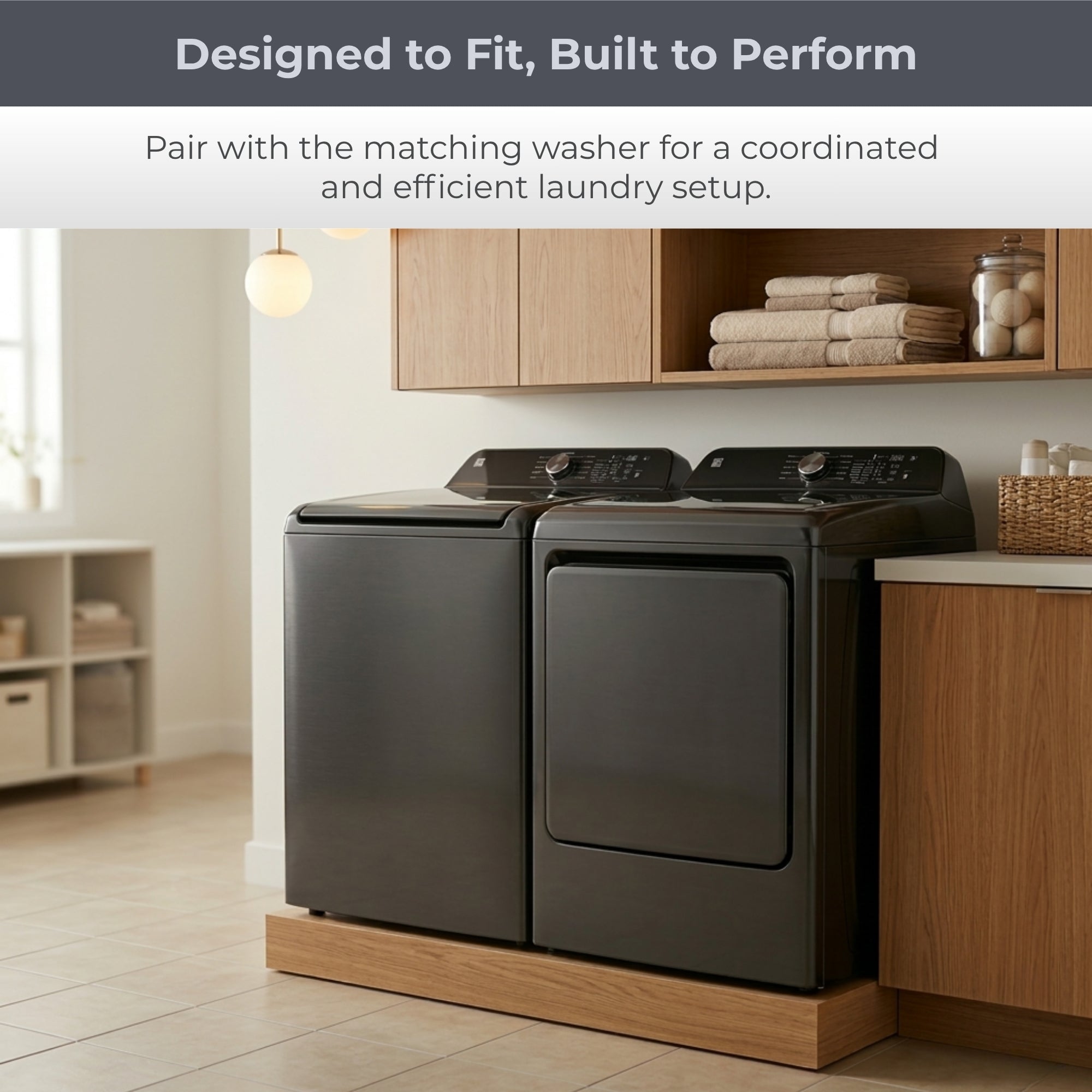 Kenmore 7.5 cu. ft. Electric Dryer with Stainless Steel Drum, Slate Grey