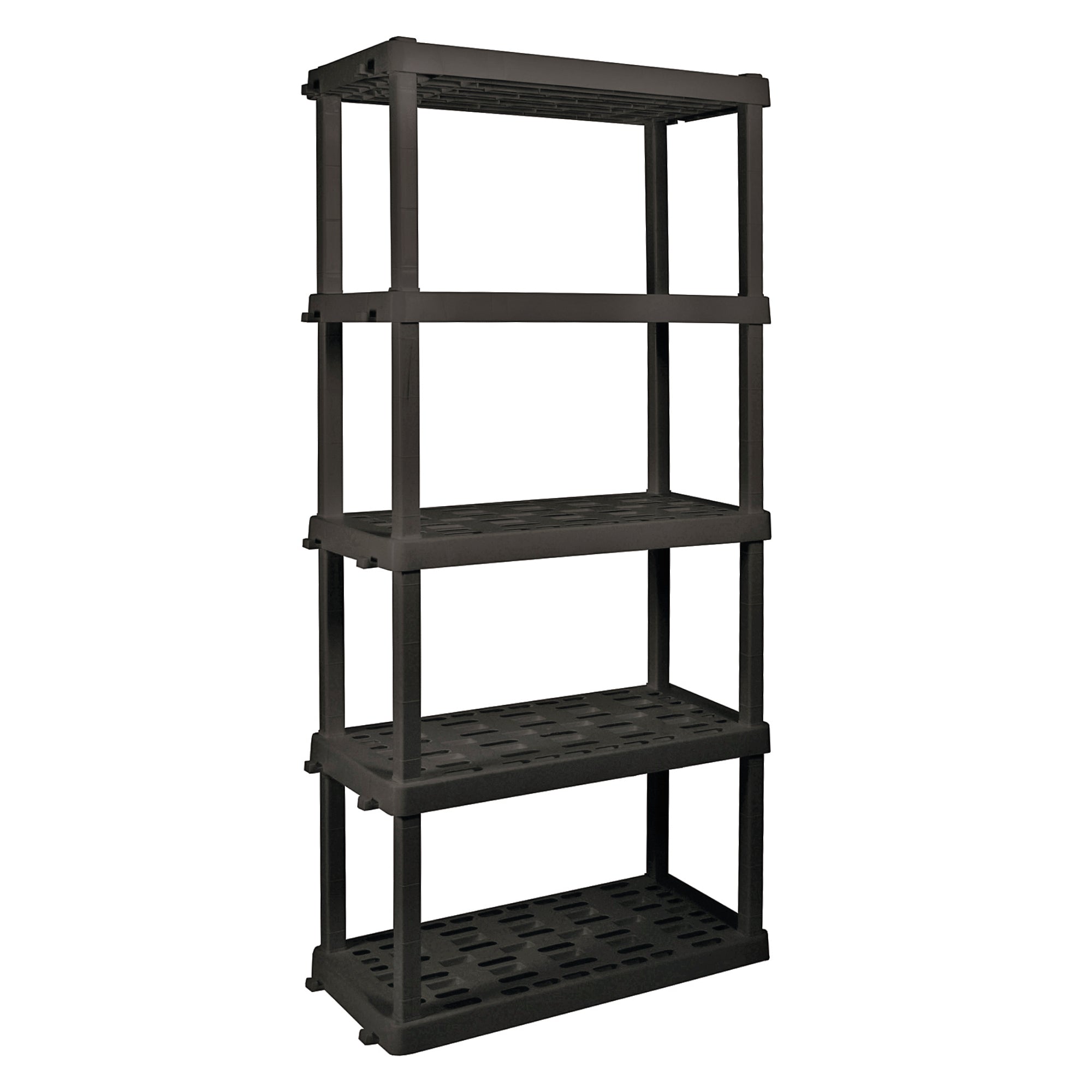 Oskar Large 5-Tier Interlocking Shelving Unit | W36 x D18 x