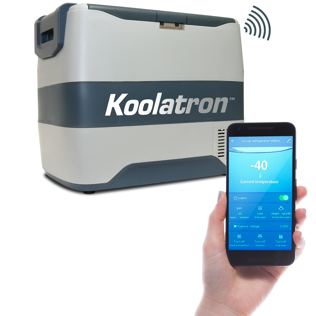 Koolatron 12V Portable Freezer/Refrigerator w/ Bluetooth 42 qt (40L)
