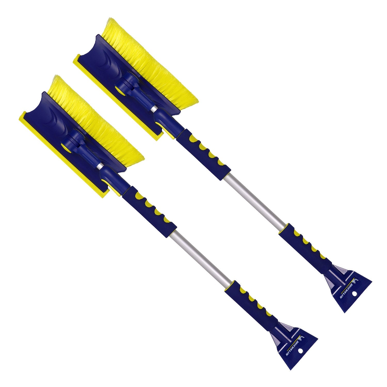 Michelin Colossal Telescopic Snow Brush w/ Squeegee 2Pack