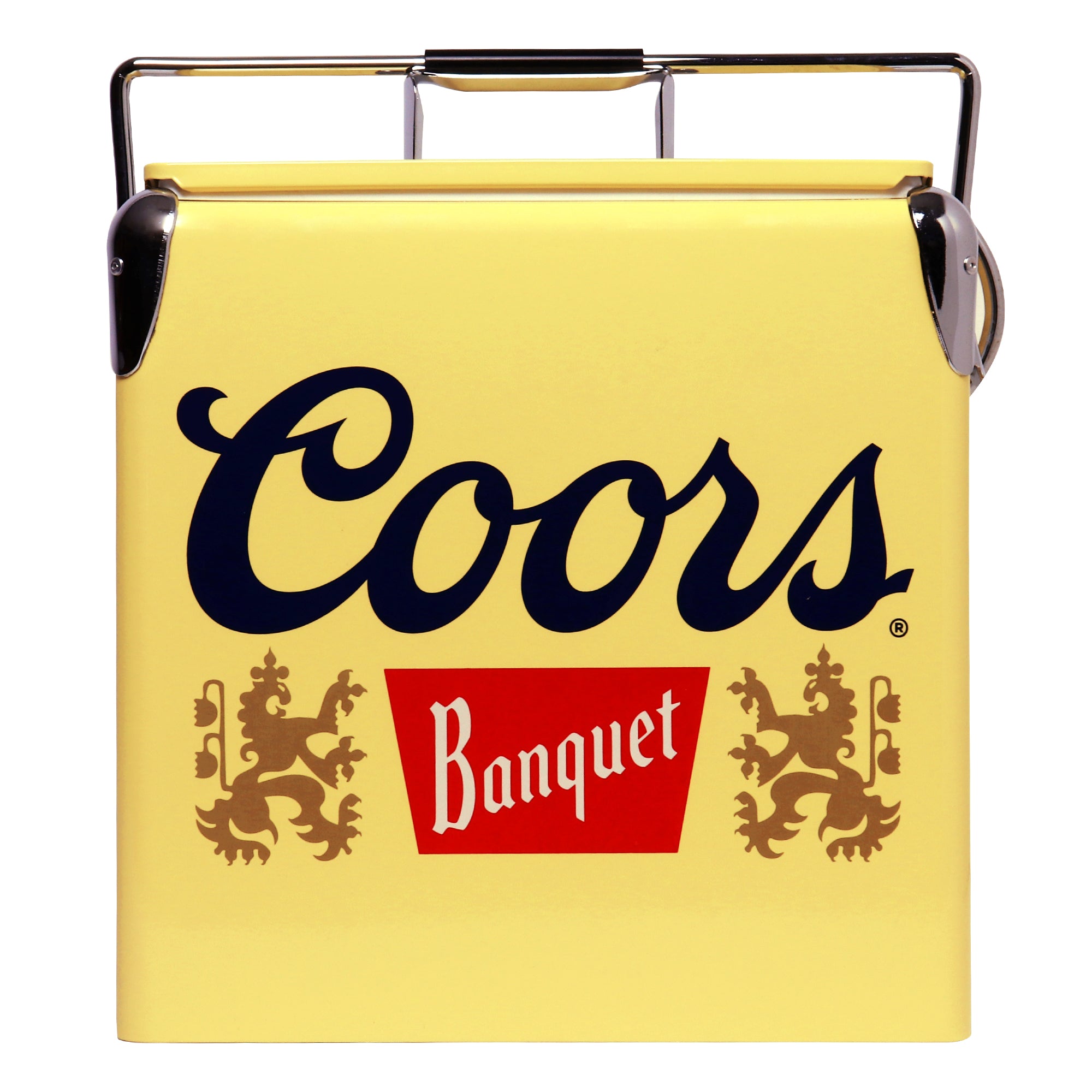 Coors Banquet Retro Ice Chest Cooler | Bottle Opener | 13L
