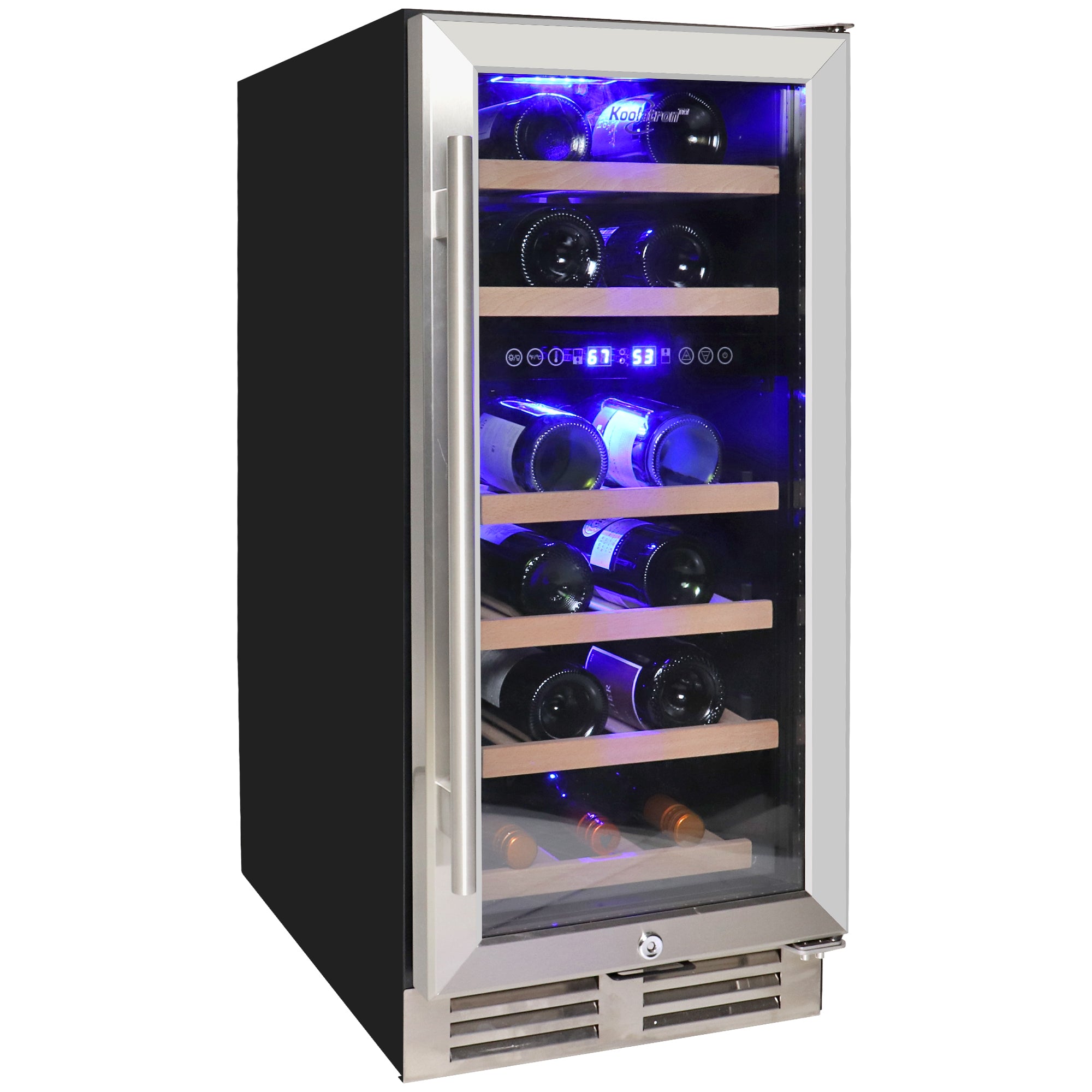 Koolatron Deluxe Dual Zone Wine Cooler 12 Bottle