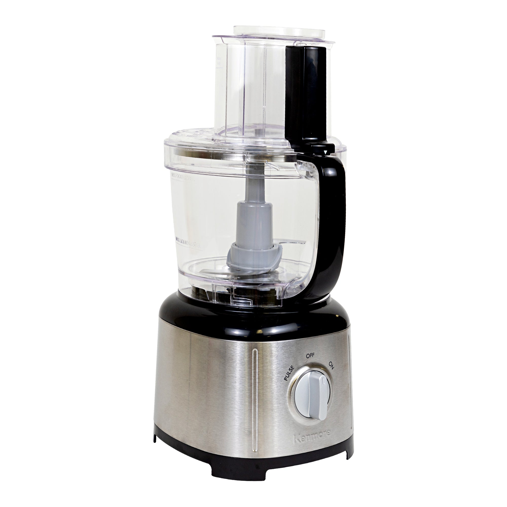 Kenmore 11-Cup Food Processor | 500W | Reversible Slice/Shred | Black