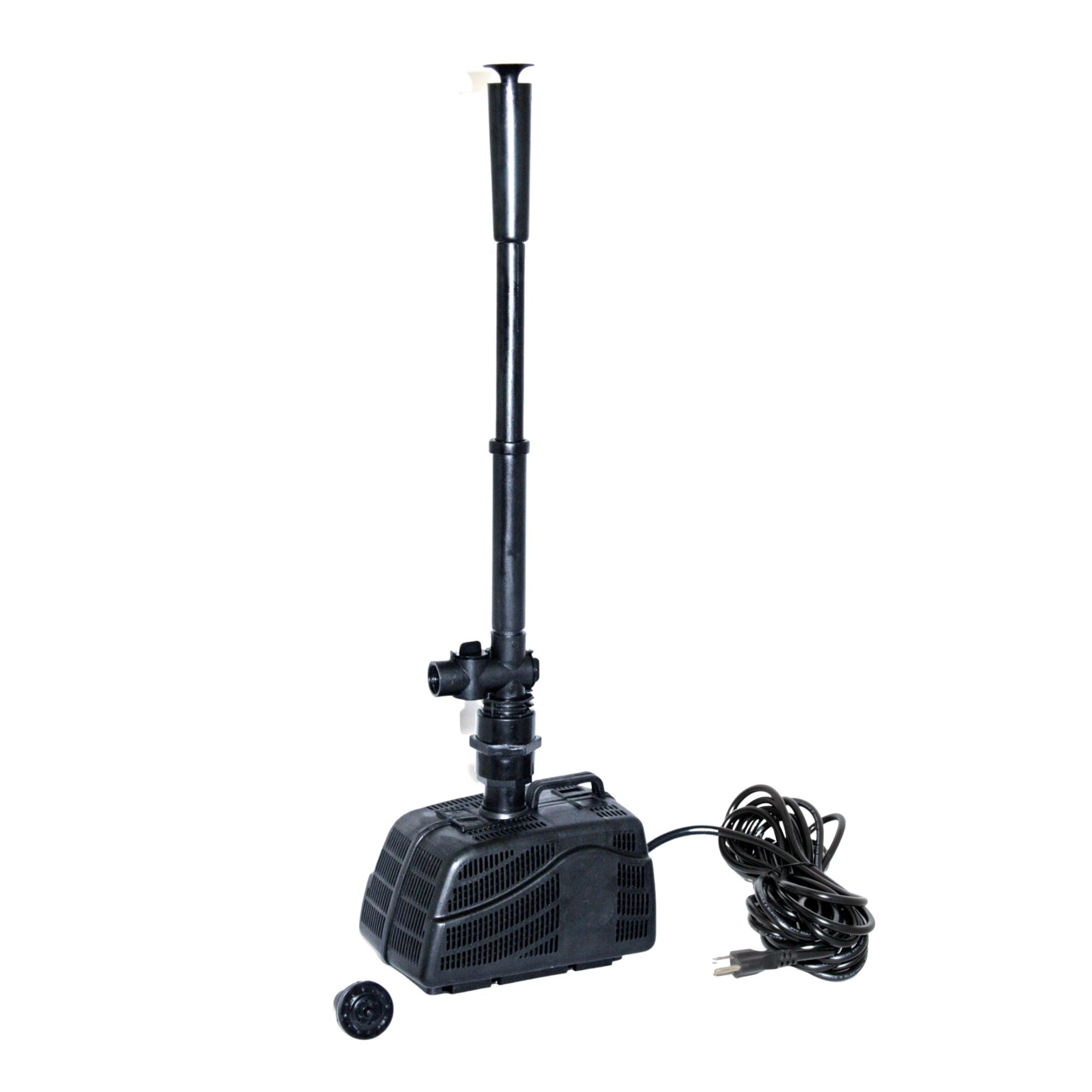 Koolscapes Submersible Pond Pump with Fountain | 530 GPH