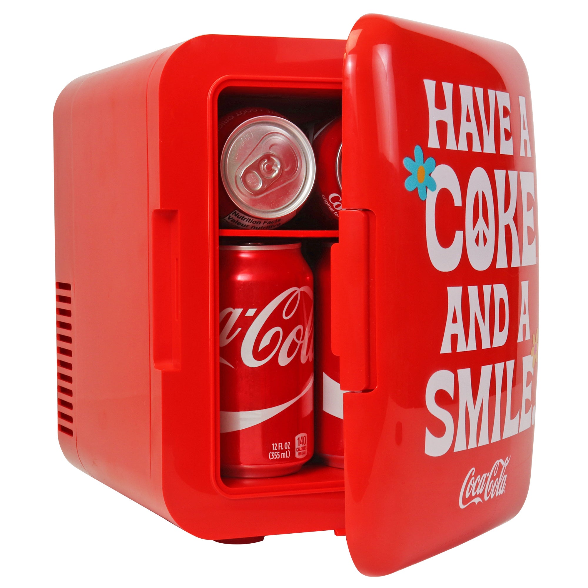 Coca Cola Mini Fridge Cooler and Warmer Smile 1971 Series