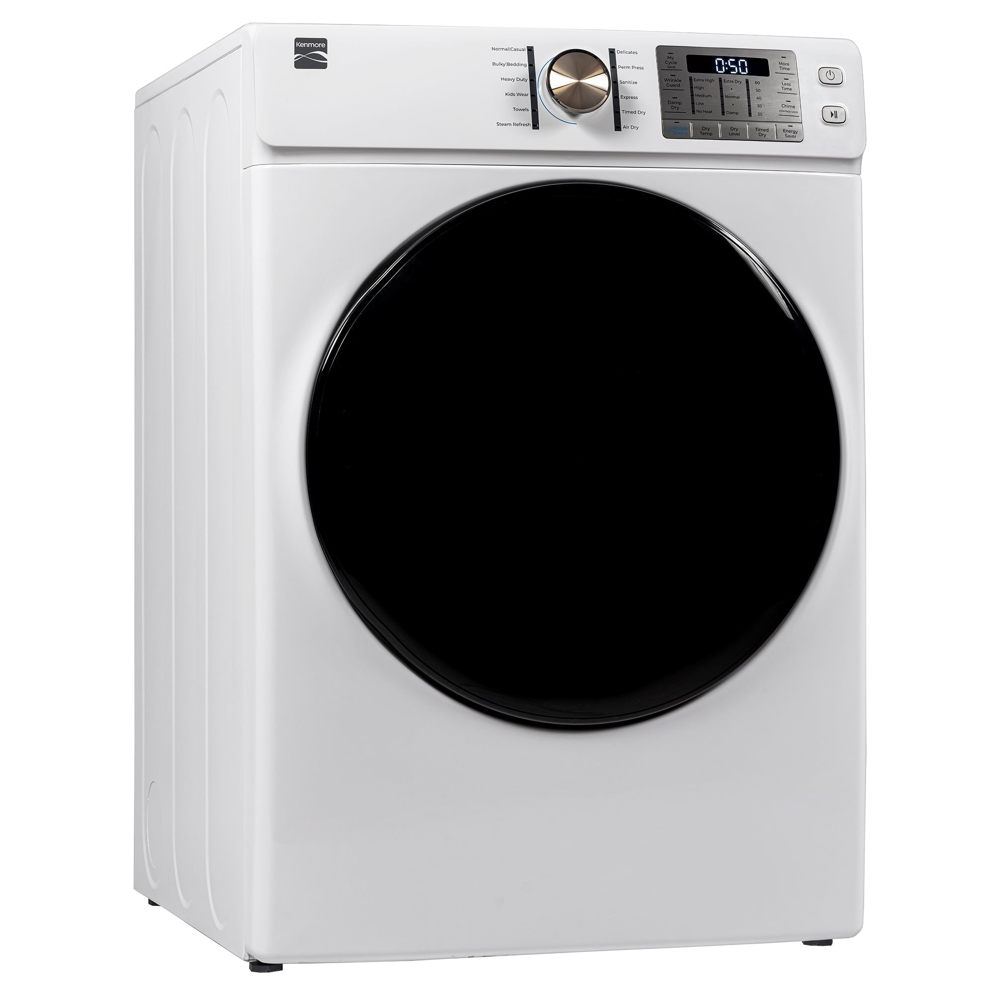 Kenmore 8.0 cu. ft. Dryer w/ Smart Dry & Steam | White
