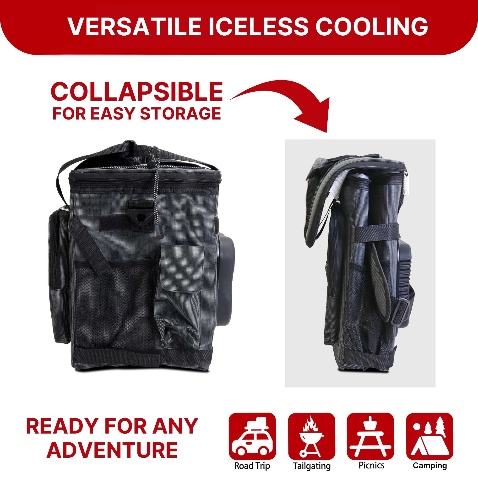 Koolatron 12V Electric Cooler Bag | Plug-In Soft Bag Cooler | 13L/14QT