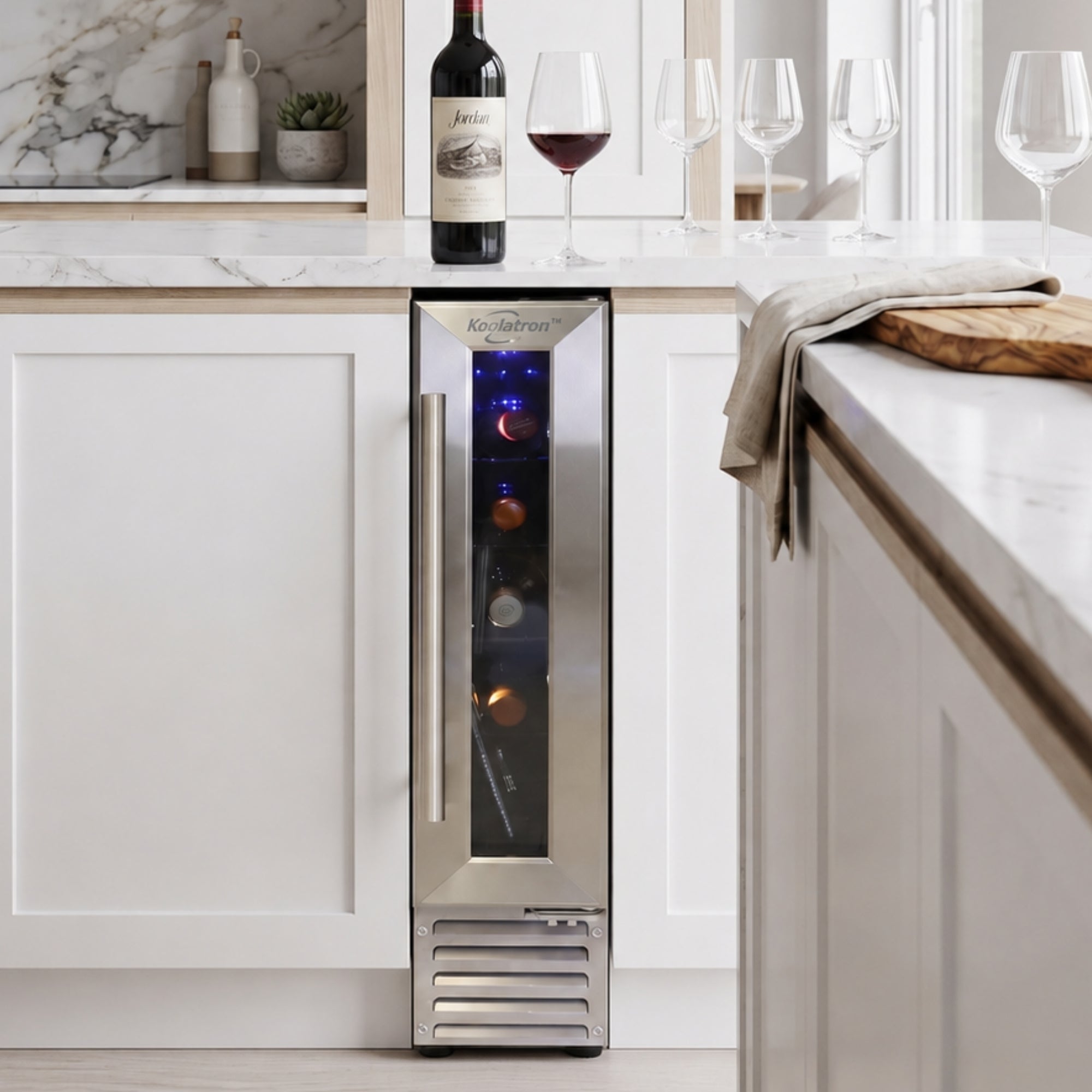 Kenmore Elite Dual Zone 111 Bottle Wine Fridge 18" Built-In/Freestanding