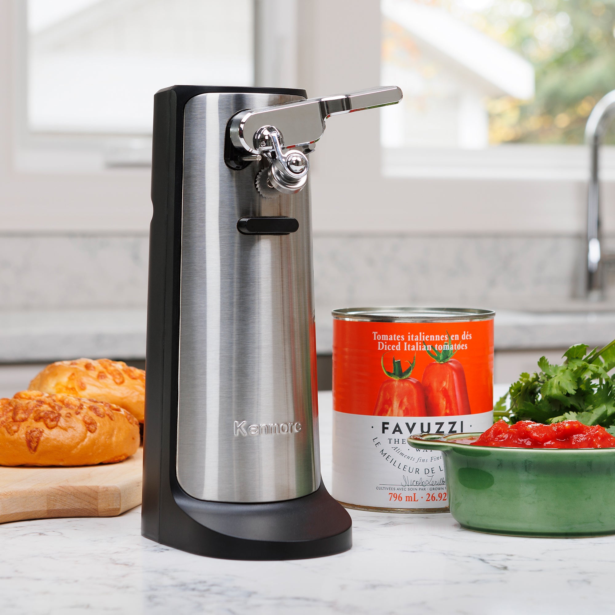 Kenmore 3-In-1 Electric Can Opener | Knife Sharpener | Bottle Opener