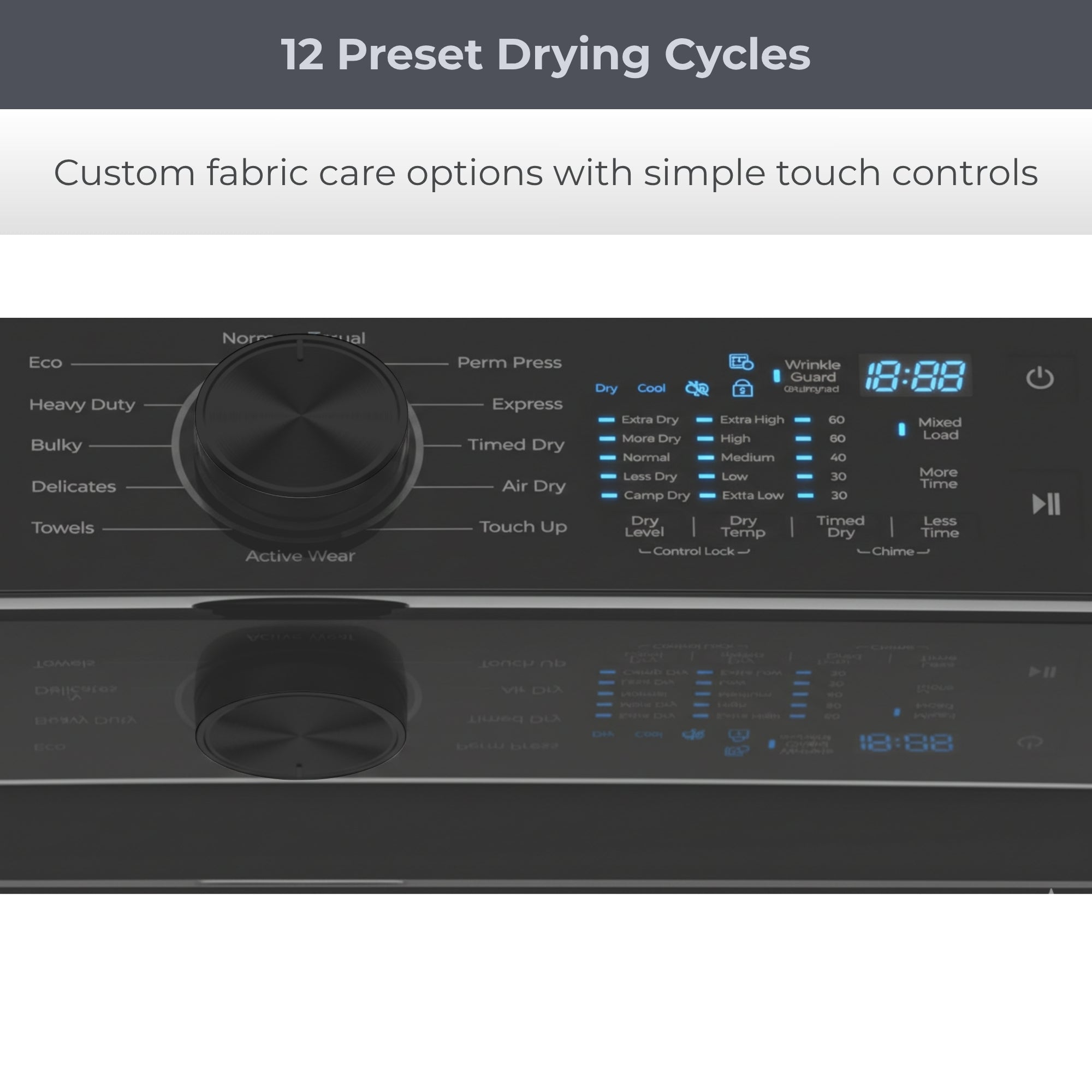 Kenmore 7.5 cu. ft. Electric Dryer with Stainless Steel Drum, Slate Grey