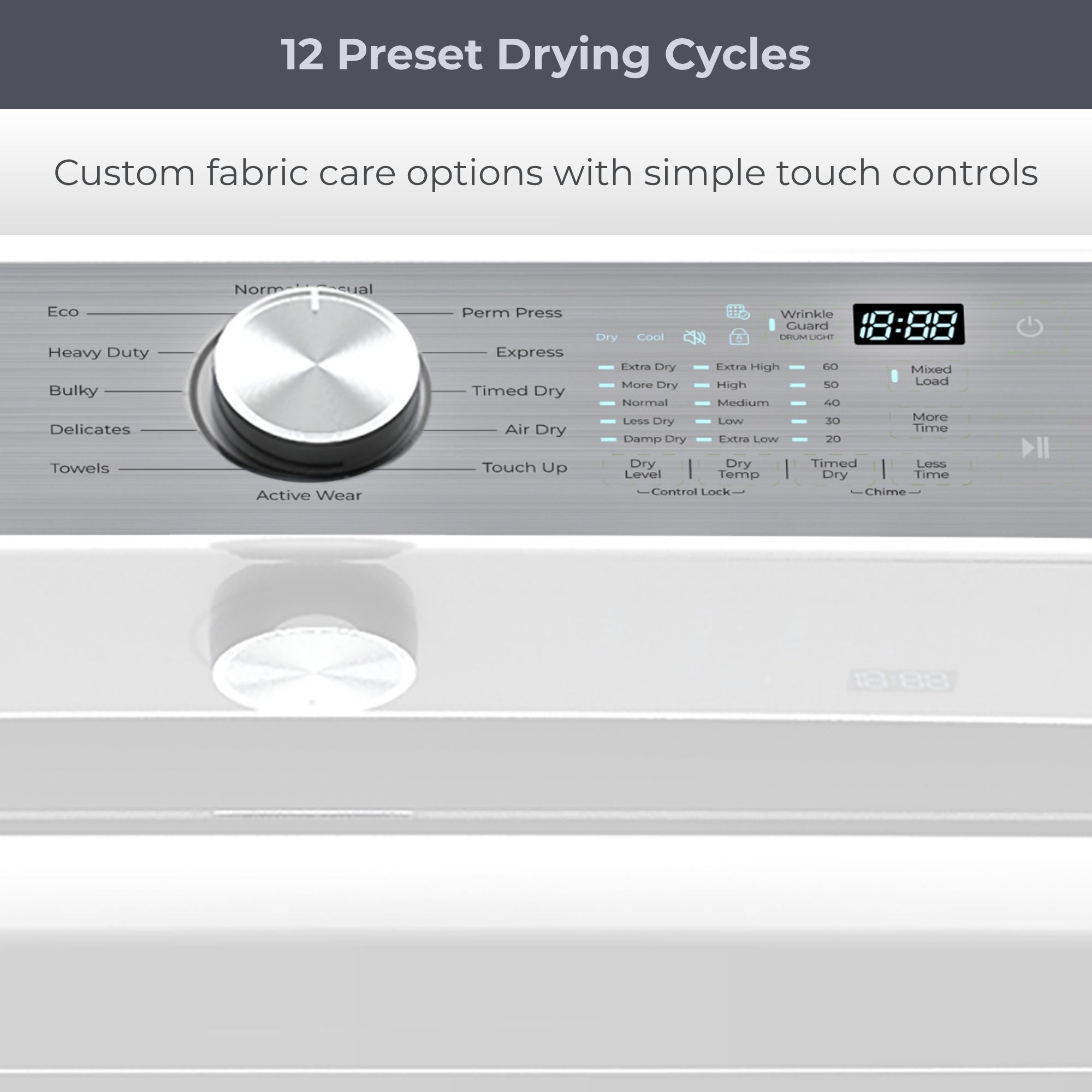 Kenmore 7.5 cu. ft. Electric Dryer with Stainless Steel Drum