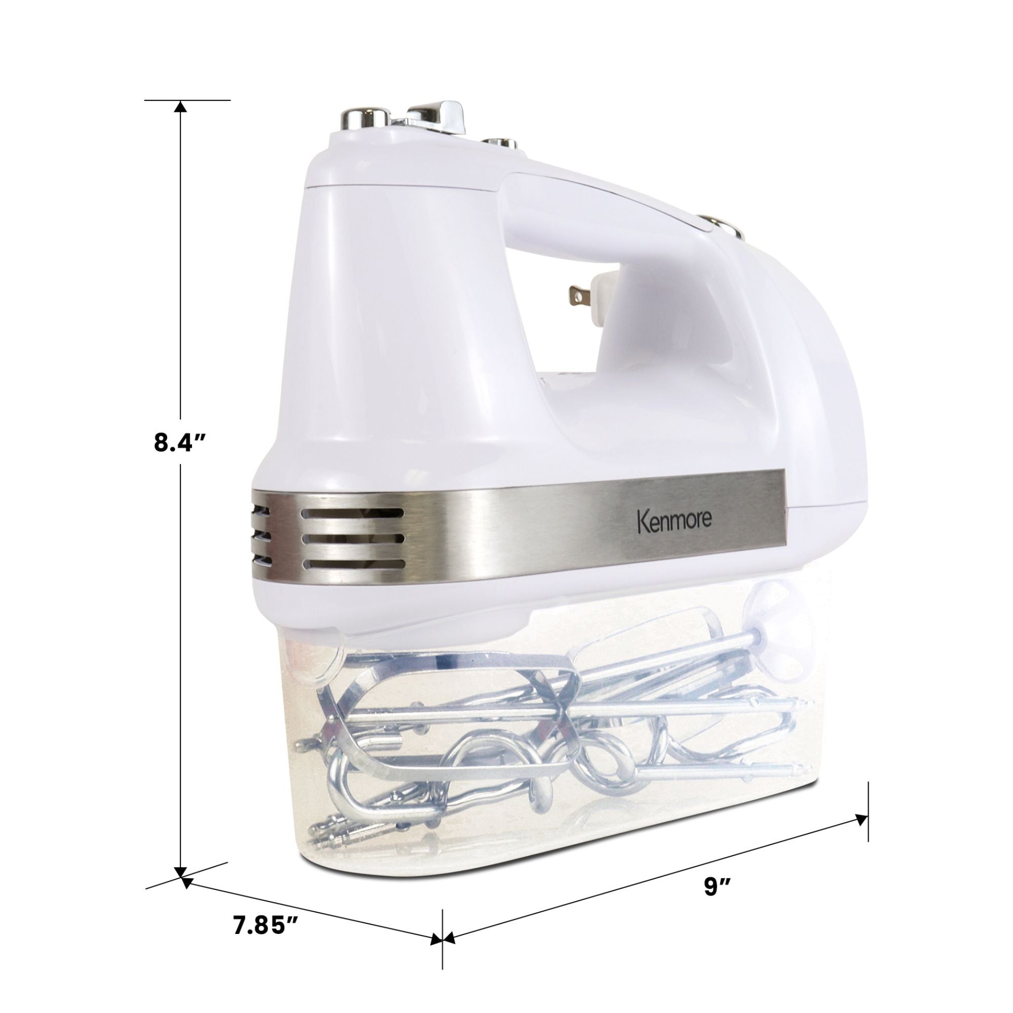 Kenmore Hand Mixer Beater Blender | 5-Speed | White