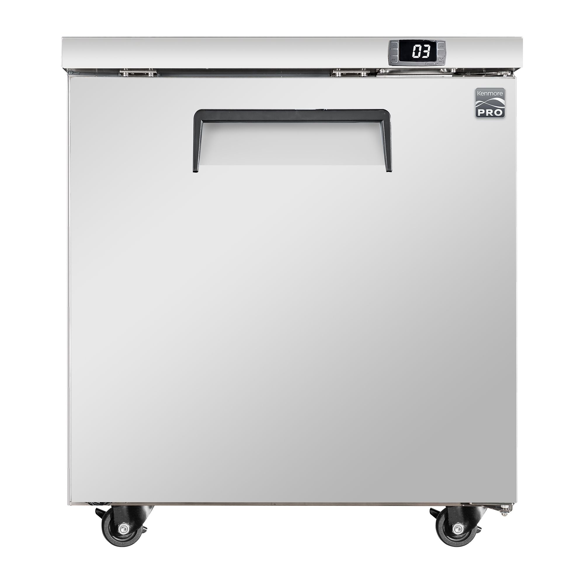 Kenmore PRO 7.2 cu.ft. Stainless Steel Undercounter Commercial Freezer/Refrigerator