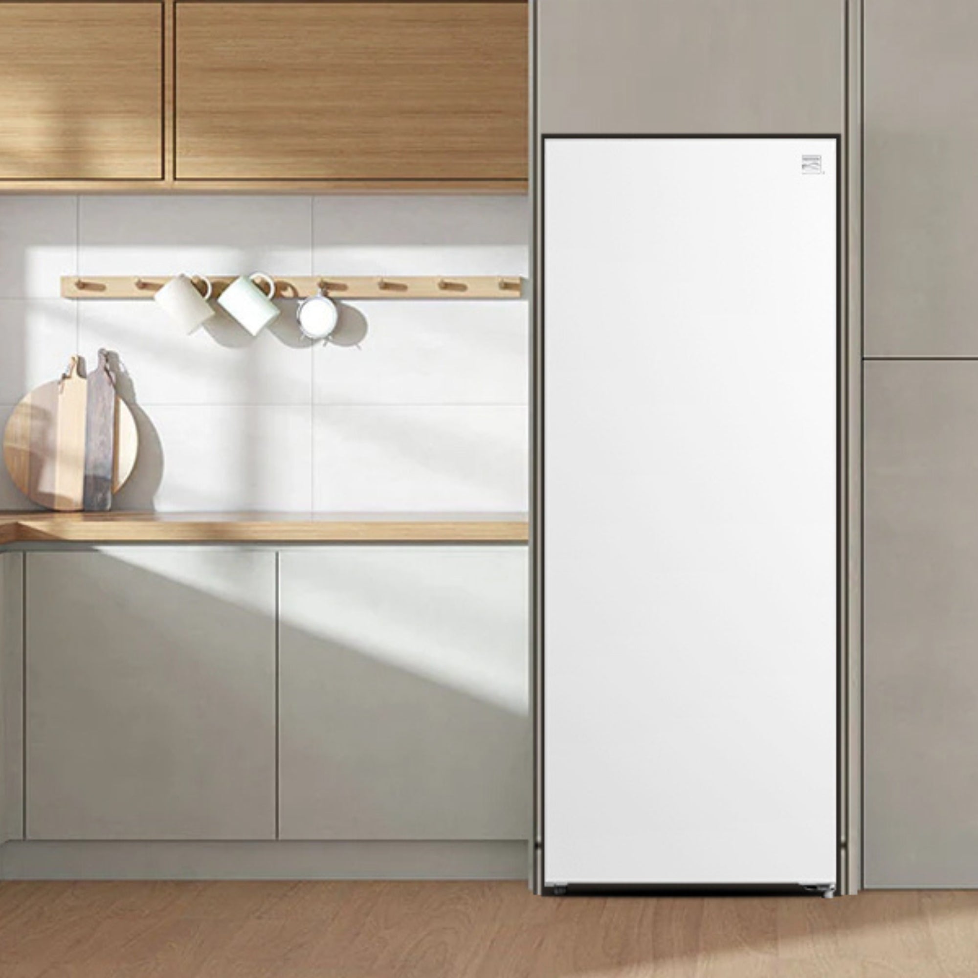 Kenmore Convertible Upright Freezer/Refrigerator | 7 Cu. Ft. | White Kenmore Convertible Upright Freezer/Refrigerator | 7 Cu. Ft. | White