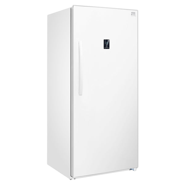 Kenmore convertible upright freezer/refrigerator, closed, on a white background.