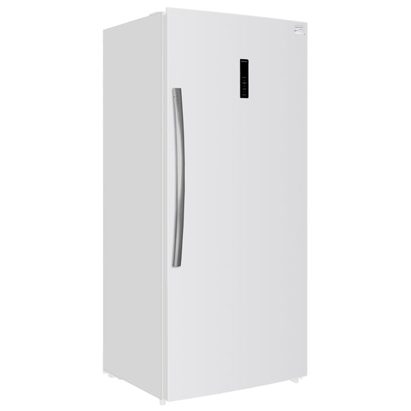Kenmore convertible upright freezer/refrigerator, closed, on a white background.