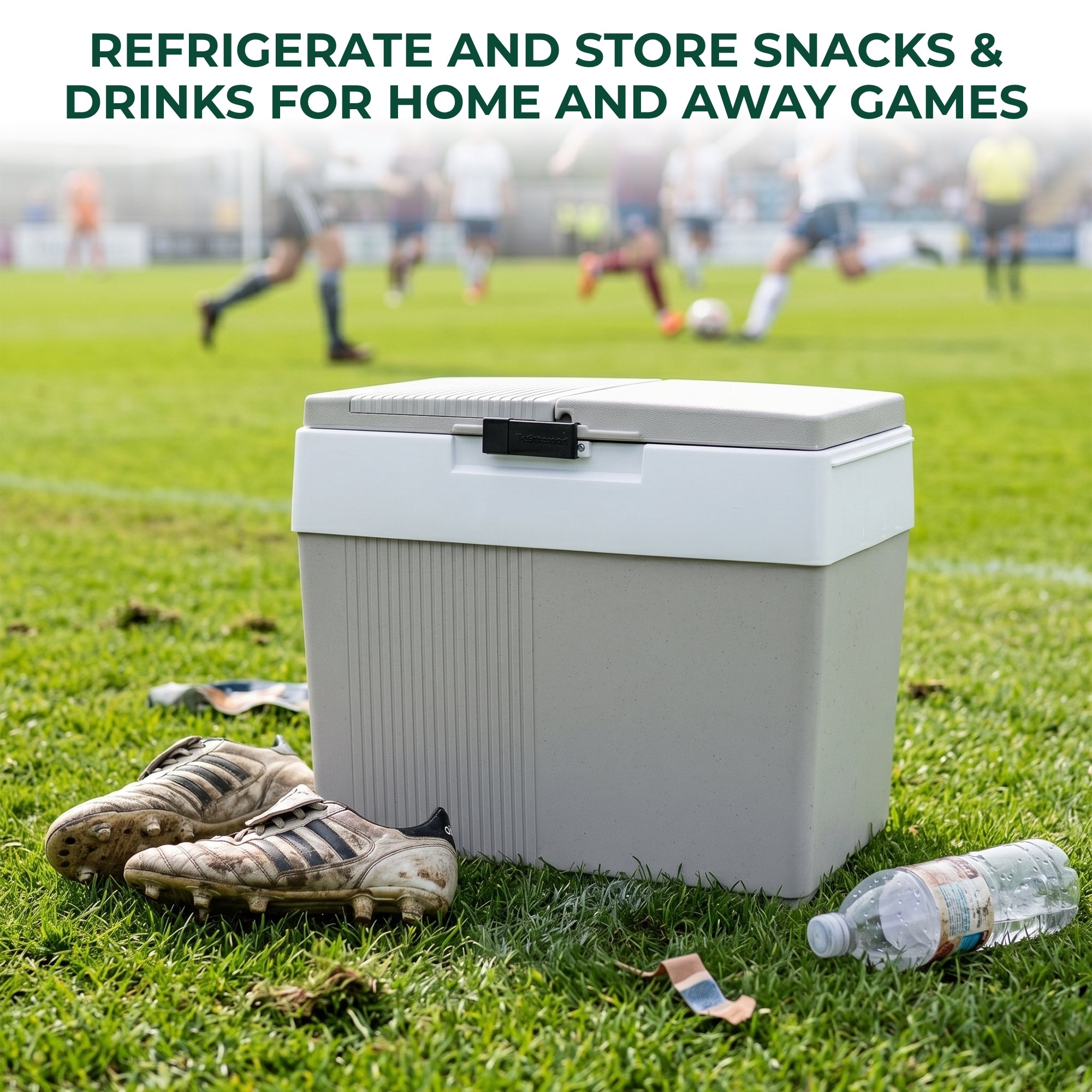 Koolatron 12V Electric Cooler/Warmer 31L (33 qt), Dual Opening, Gray