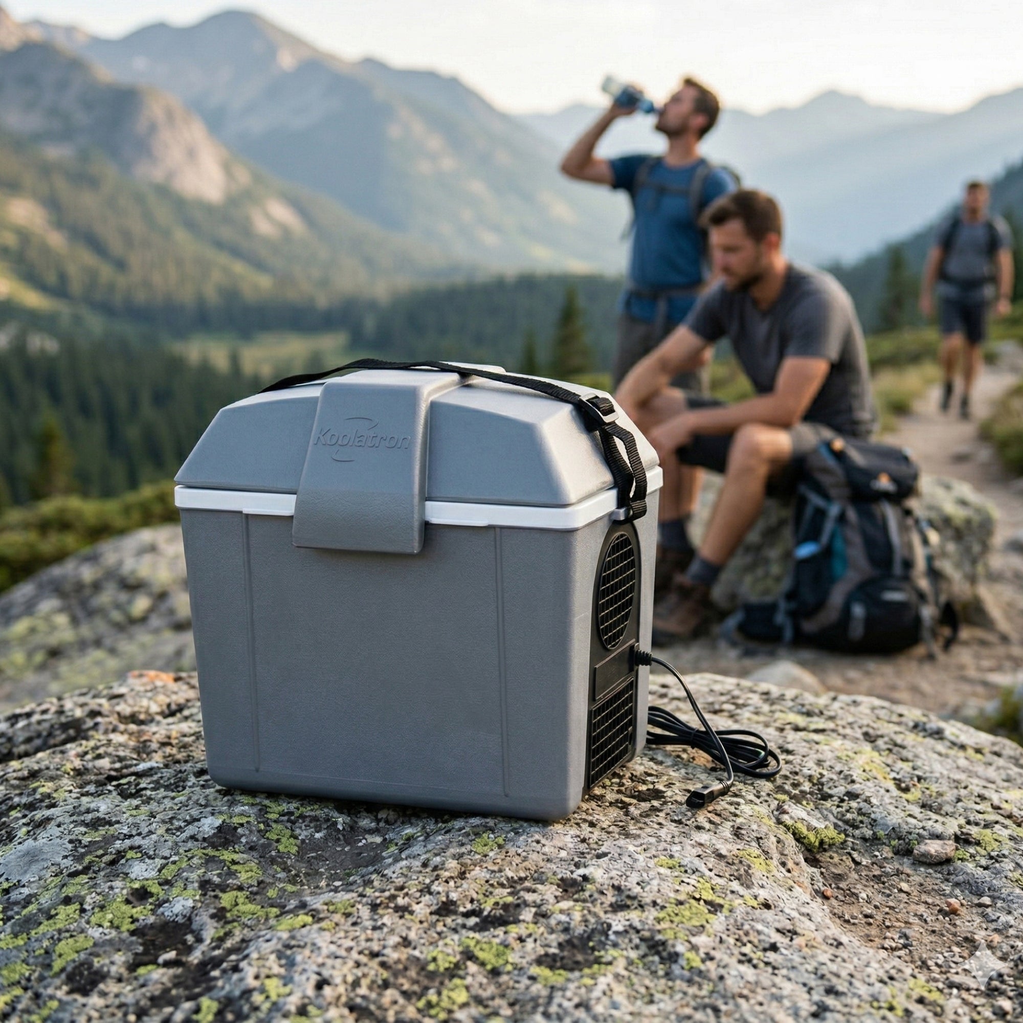Koolatron 12V Electric Cooler & Warmer 9L (9.8 qt) Portable Car Fridge | Iceless Thermoelectric Cooler, DC Plug for Travel Camping Truck RV