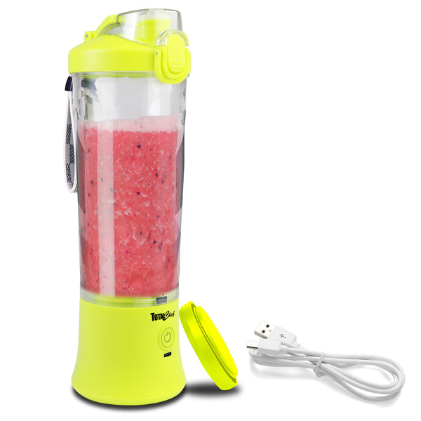 Total Chef Portable Blender, 20 oz (600 mL) Cordless Personal Blender for Smoothies and Shakes, Type-C USB Rechargeable Mini Blender, Leakproof Travel