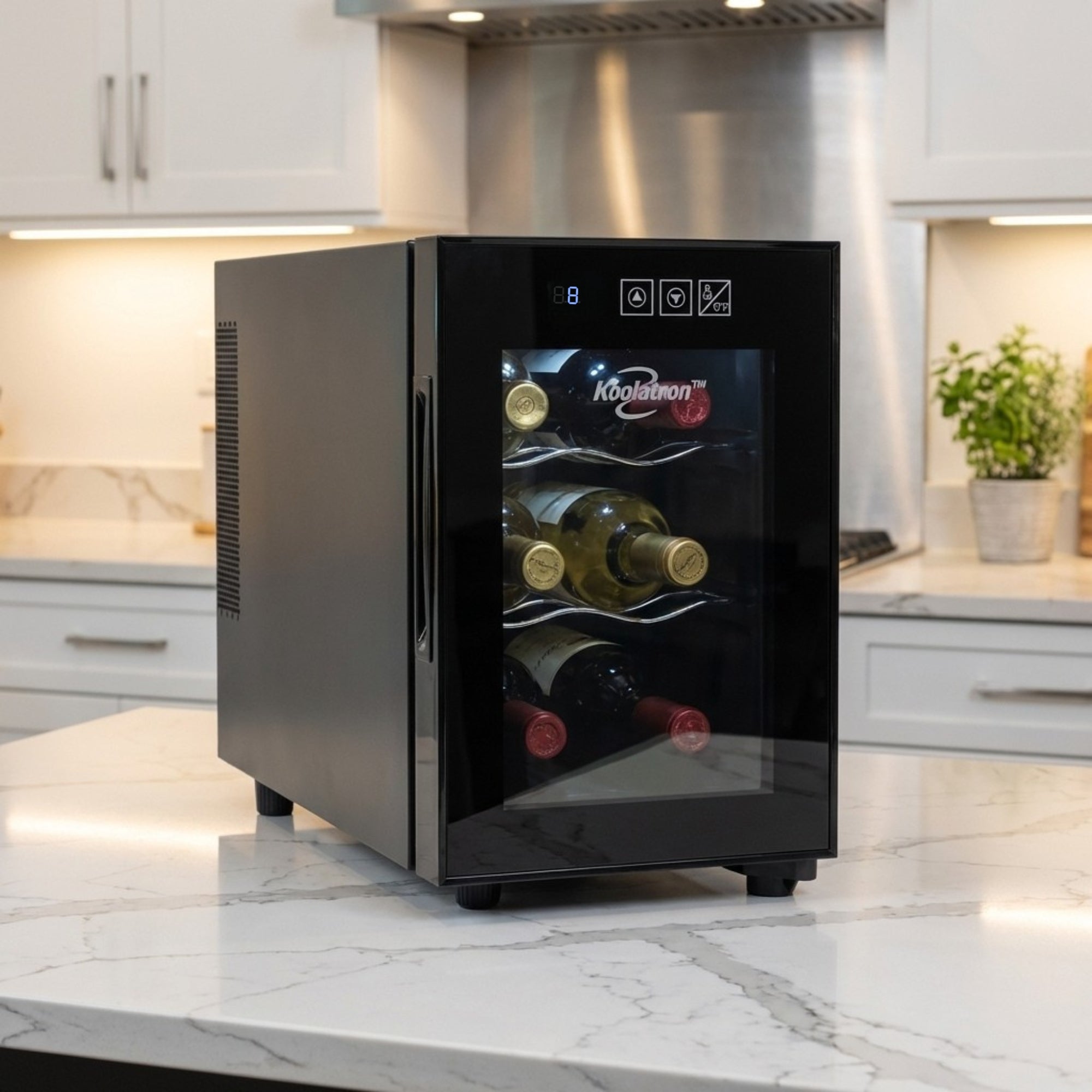 Koolatron 6-Bottle Countertop Thermoelectric Wine Cooler