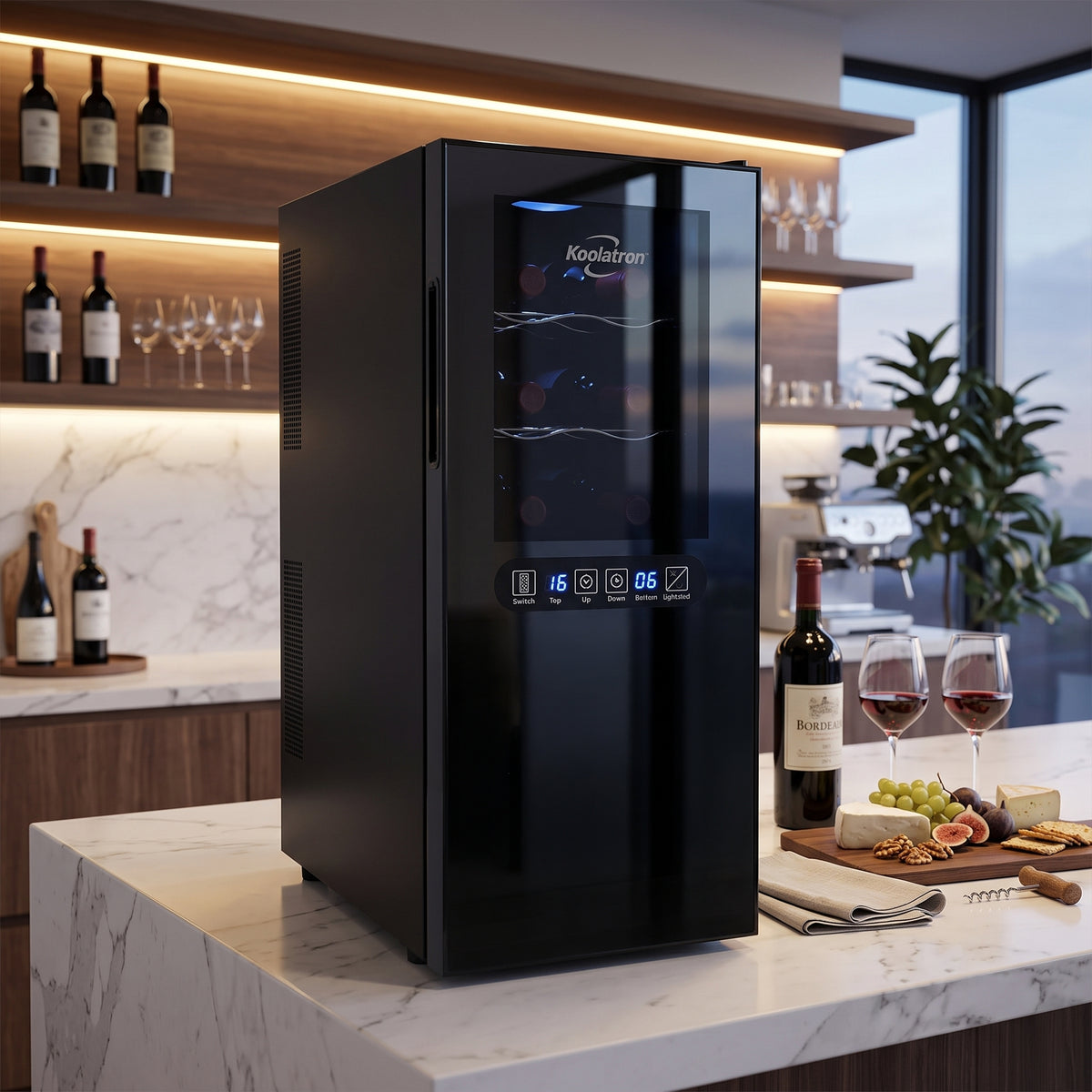 Kenmore 12 Bottle Dual Zone Wine Cooler Freestanding Wine Fridge