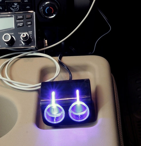 Koolatron 12V Socket Splitter w/ Extension Cord and Dual USB Charger