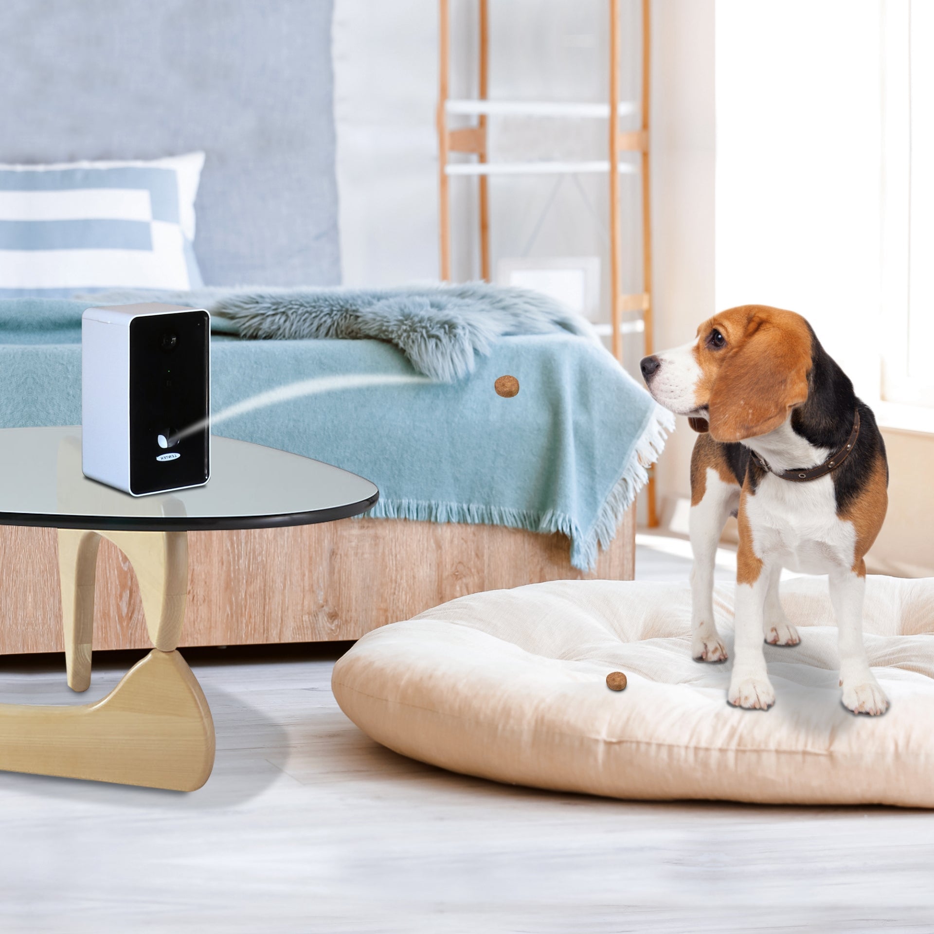 Lentek Smart Pet Treat Tosser with HD Video | 2-Way Audio