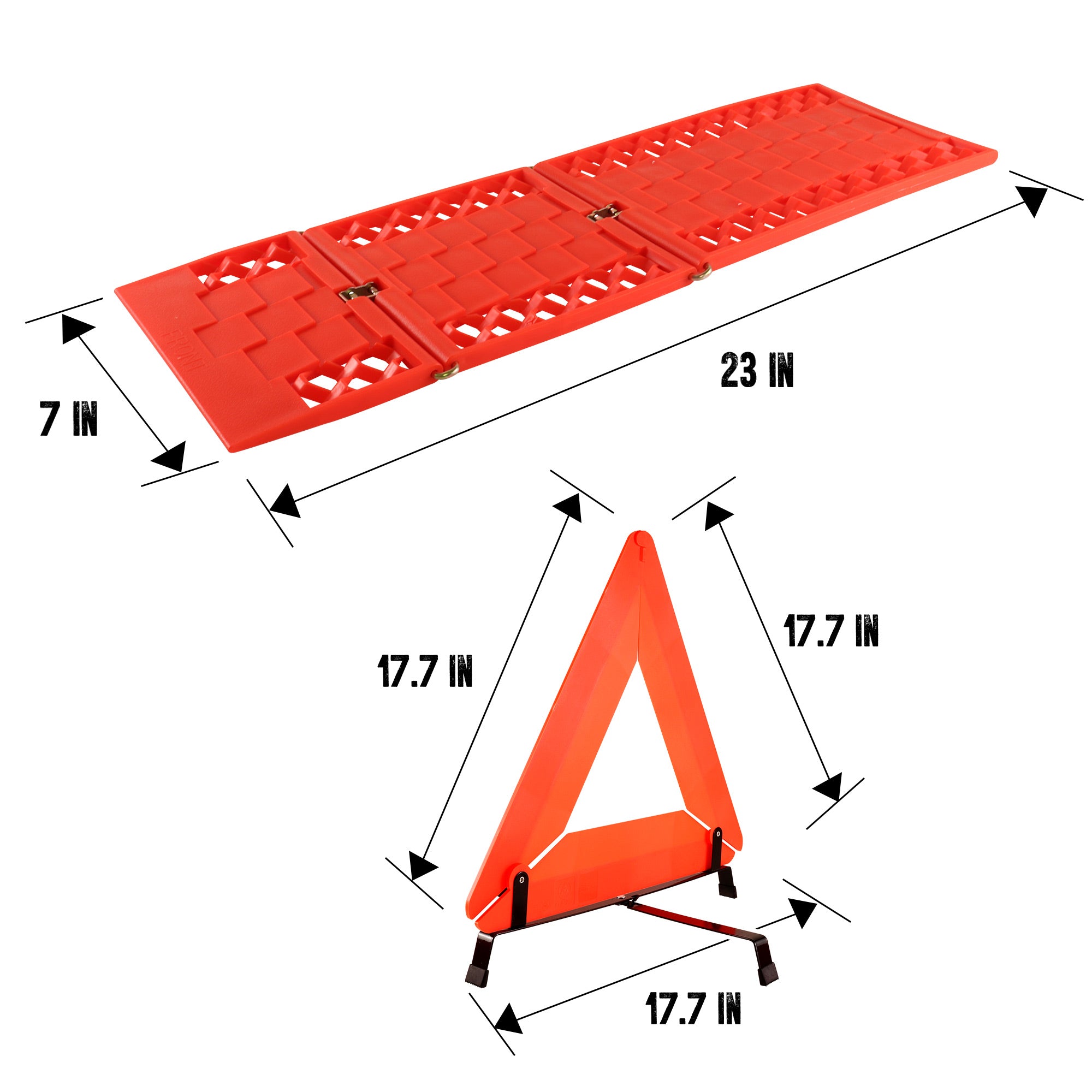 Oskar 3 Piece Vehicle Emergency Kit | Tire Traction Mats