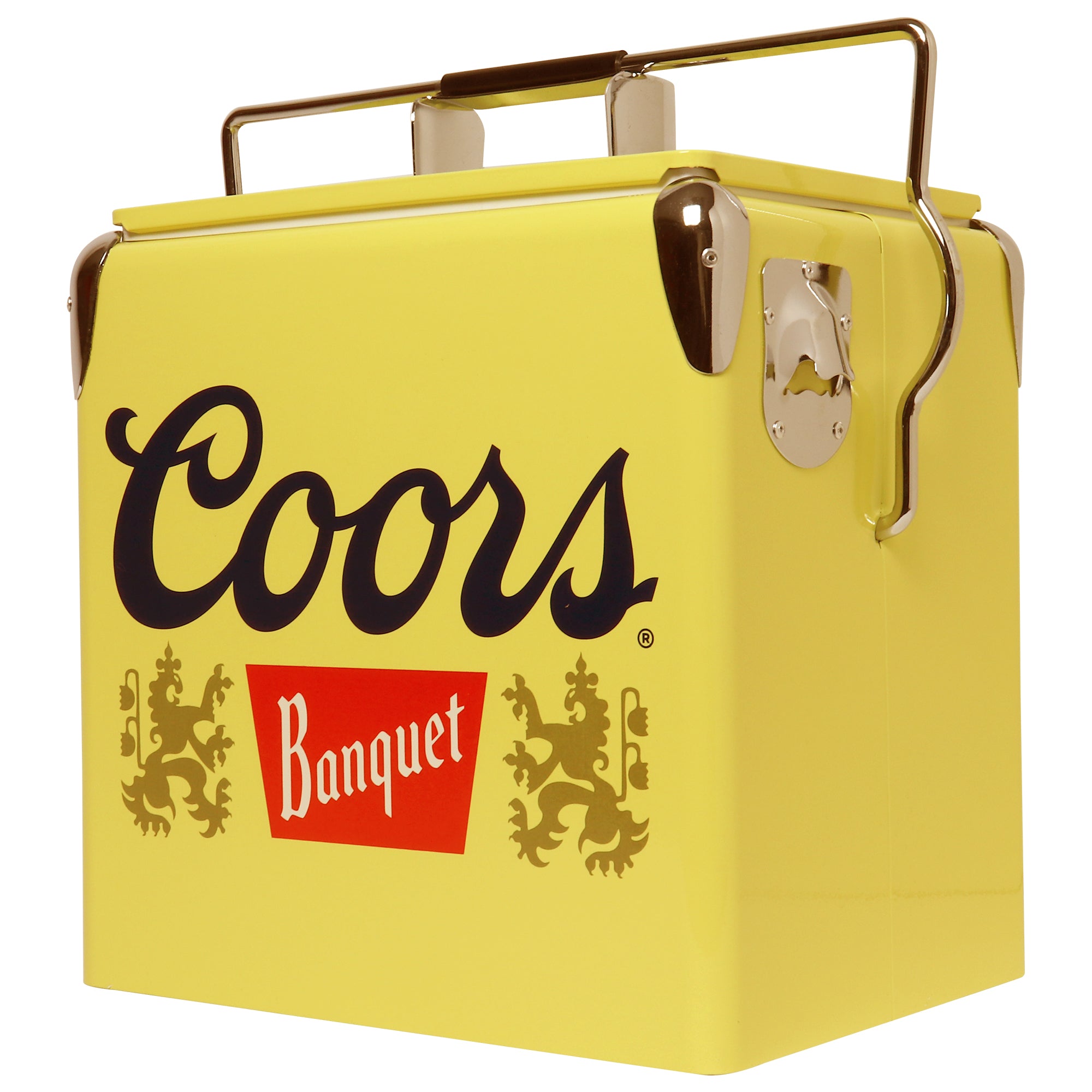 Coors Banquet Retro Ice Chest Cooler | Bottle Opener | 13L