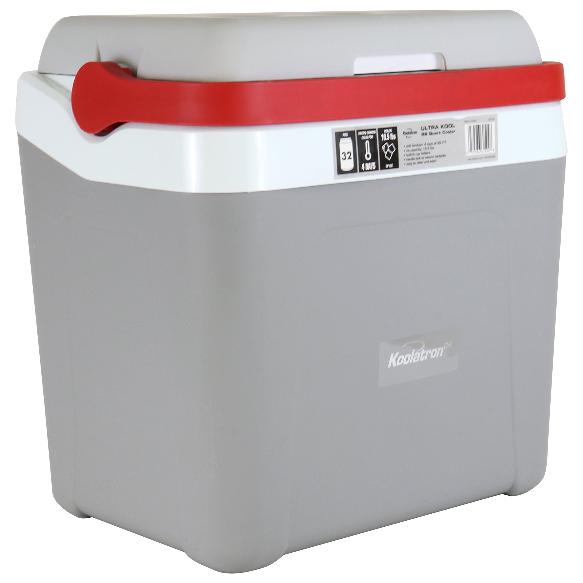 Koolatron 25L ice chest on a white background