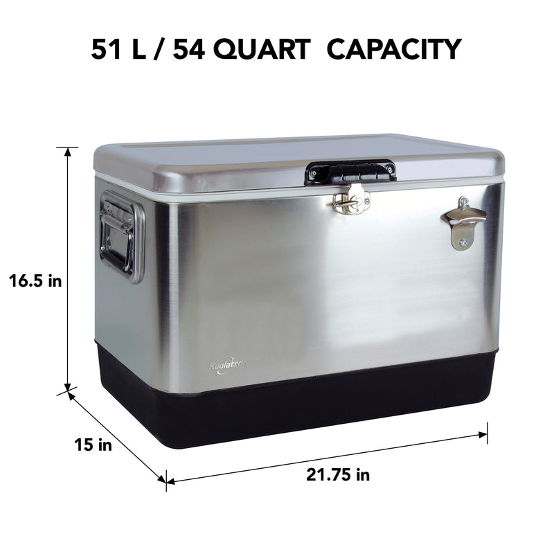 Ss Cooler Coleman Stainless Cooler Koolatron Stainless Steel Ice