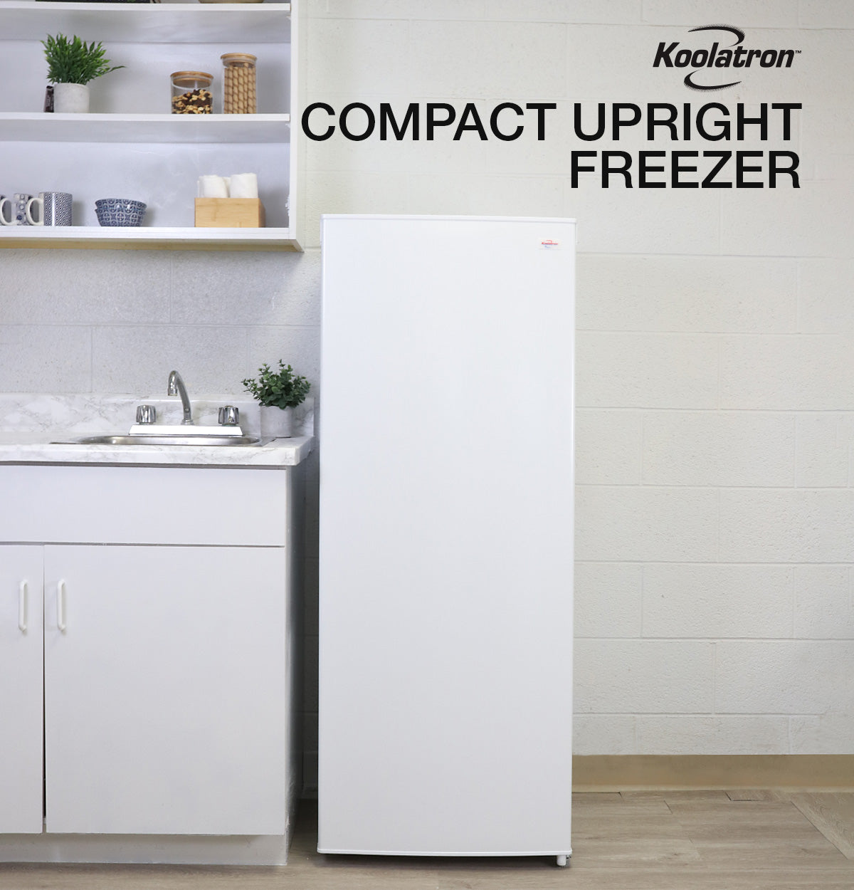 Koolatron Compact Upright Freezer | White | 150L
