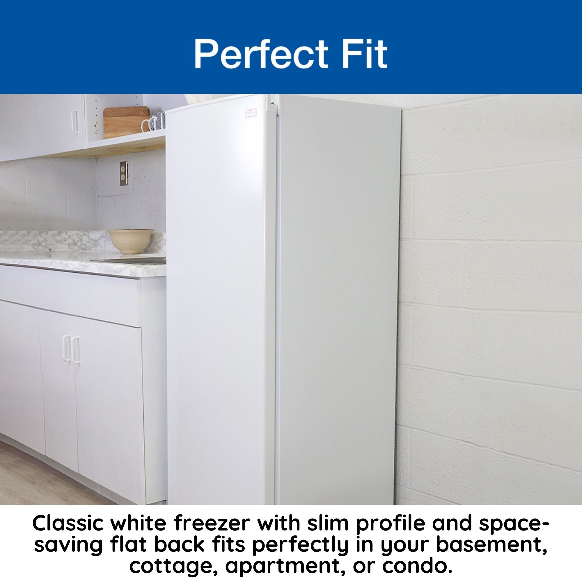 Koolatron Compact Upright Freezer | White | 150L
