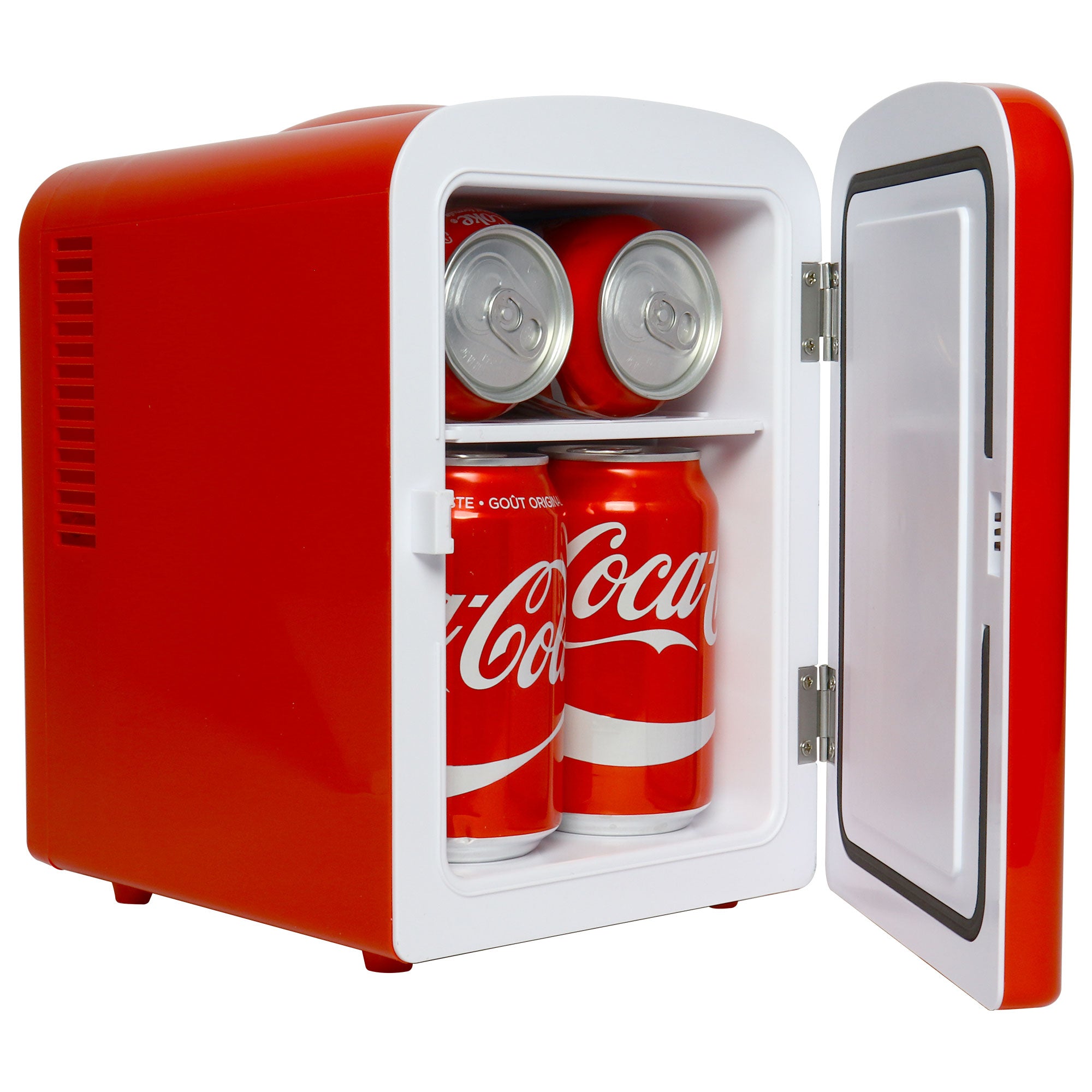 Coca Cola Classic Coke Bottle Mini Fridge | 6L | Red