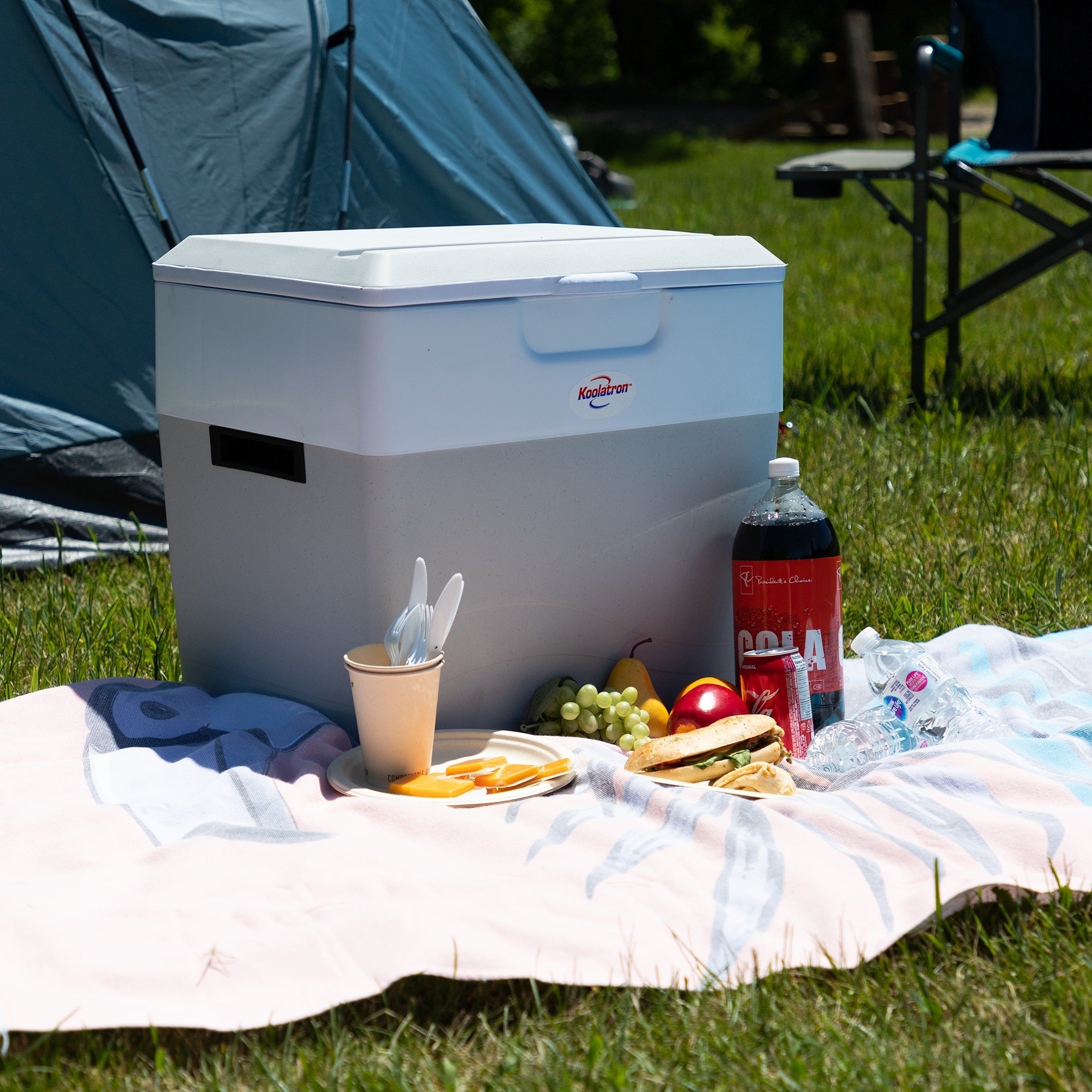 Koolatron 12V Electric Cooler/Warmer | Plug-In Car Fridge | 49L/52QT