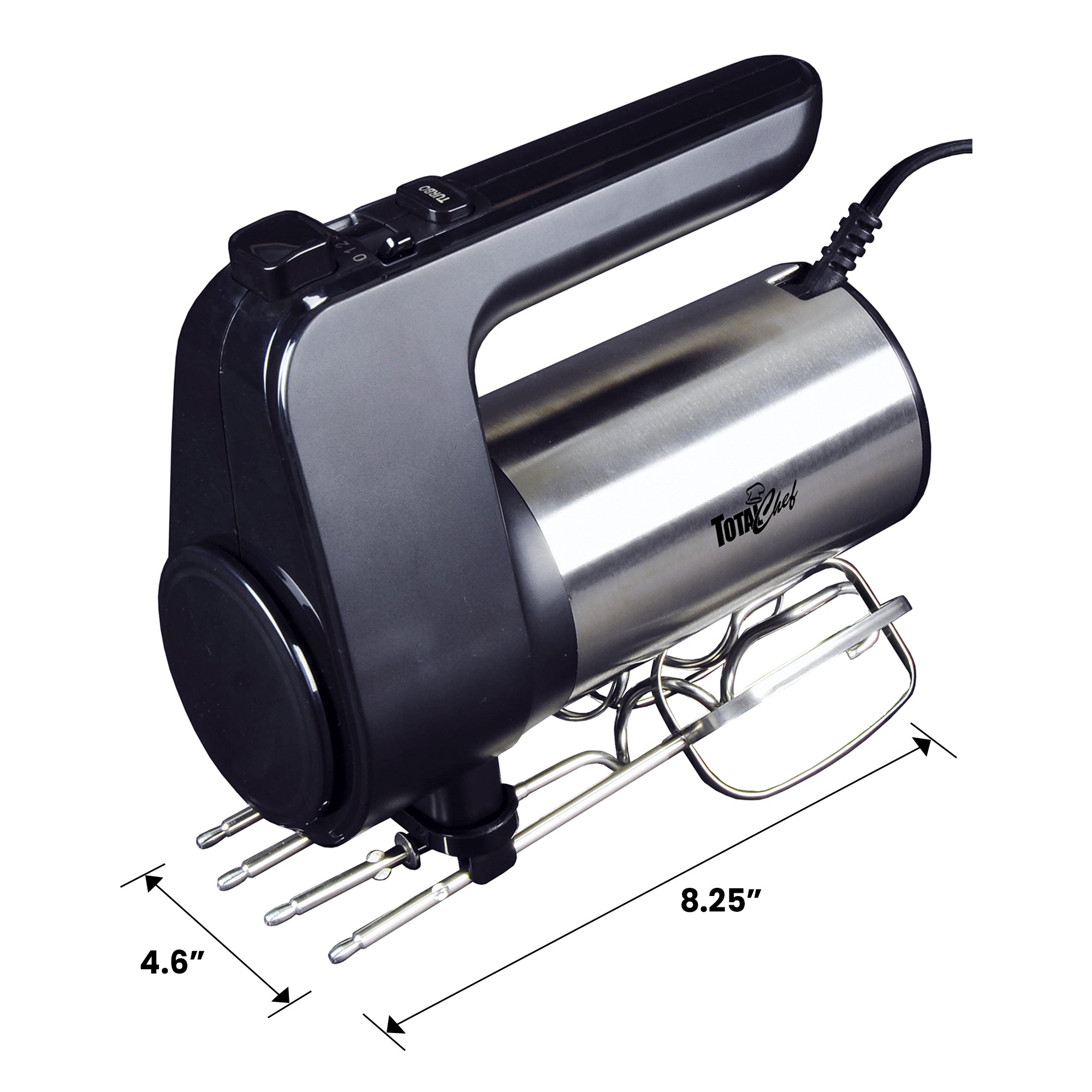 Total Chef 6-Speed Hand Mixer | 250 Watts | Turbo Boost