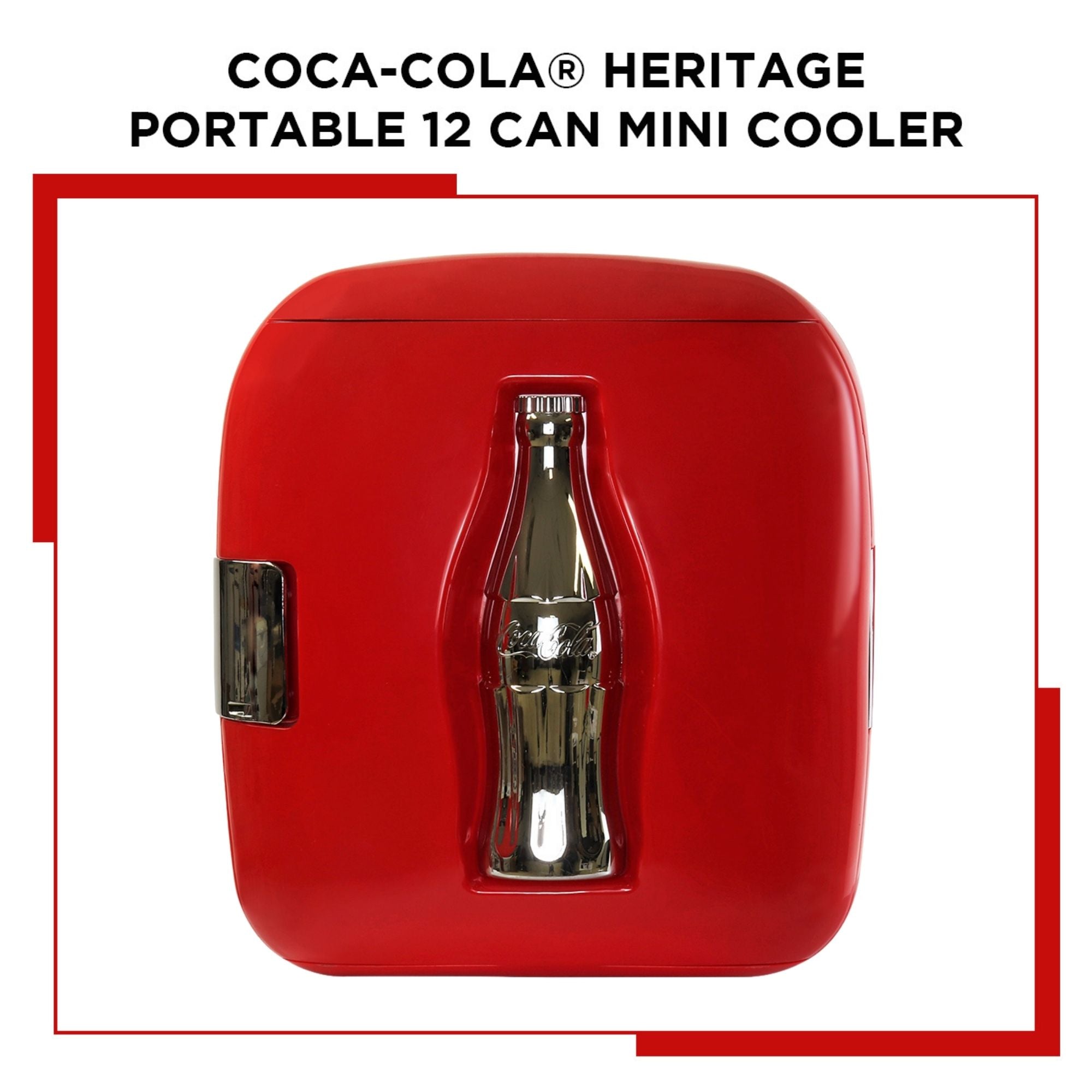 Coca Cola Heritage Mini Fridge | Cooler and Warmer | 12 Can
