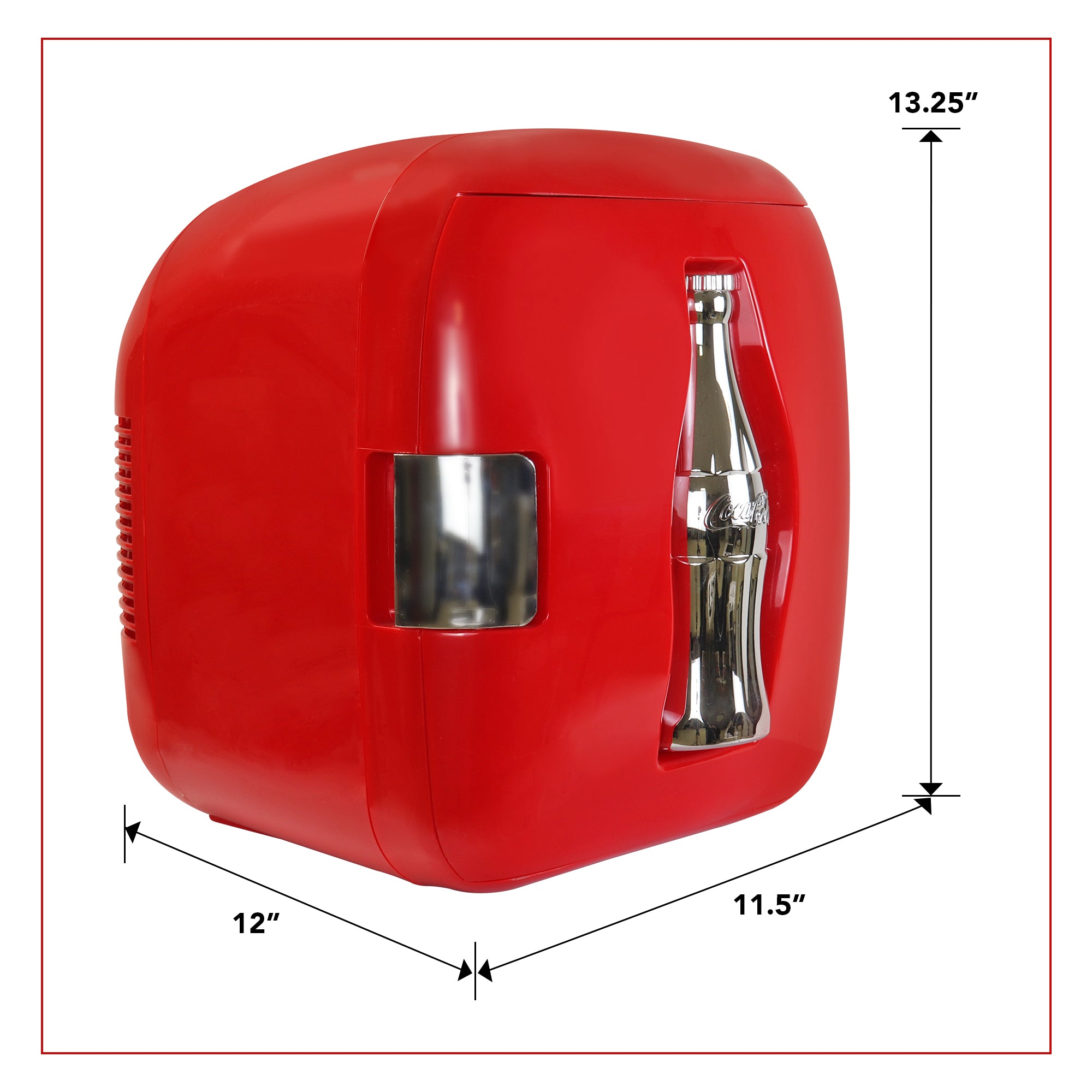 Coca Cola Heritage Mini Fridge | Cooler and Warmer | 12 Can