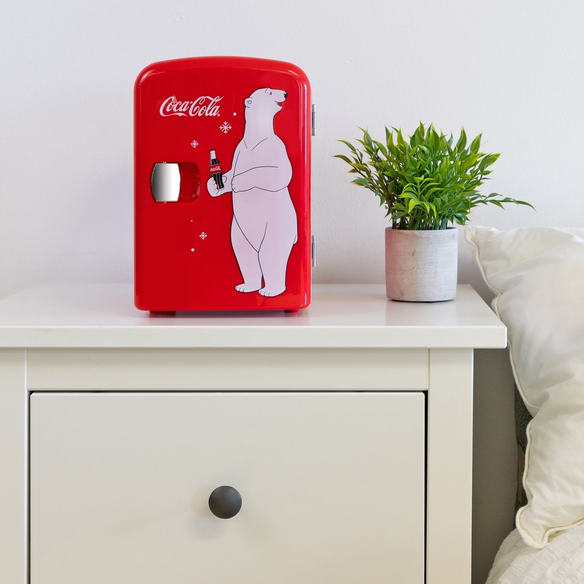 Coca Cola Polar Bear Mini Fridge | Cooler and Warmer