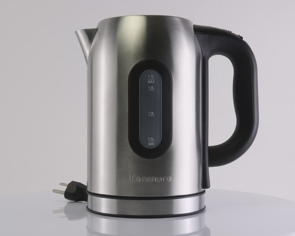 KENMORE Kenmore Digital Cordless Electric Kettle 1.7L, Stainless